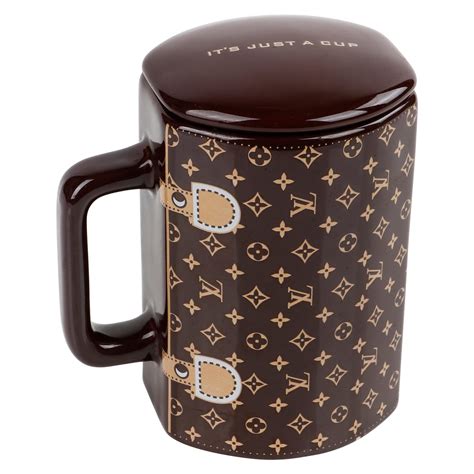 louis vuitton coffee mugs|Louis Vuitton drink tumbler.